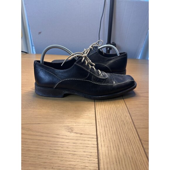 Johnston & Murphy Black Leather Lace-Up Oxford Men\'s Casual Shoes Size 11 s-l400.jpg main image 2